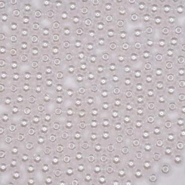 Imagem de Miçanga Passante Pérola Abs Branca 6mm 500pçs 75g - Macall