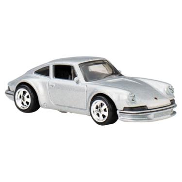 Imagem de Hot Wheels Silver '71 Porsche 911 Pop Culture Top Gun Movie Series 1:64 Scale Collectible Die Cast Metal Toy Car Models with Rubber Real Riders
