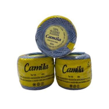 Imagem de Linha Bordado Camila 40m Ref 00130 Azul Coats Corrente -   Coats Corre