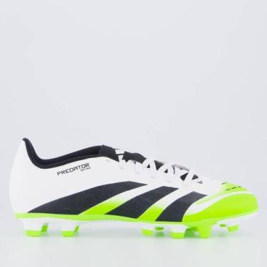 Imagem de Chuteira Adidas Predator Club FG/MG Campo Branco, 39