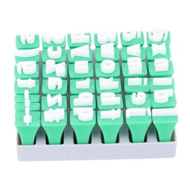 Imagem de SPYMINNPOO Carimbos de Alfabeto, Carimbos de Argila para Crianças, Ferramenta de Cerâmica DIY Com Letras e Símbolos Minúsculos para Decoração