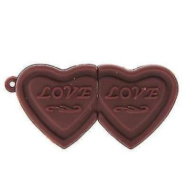 Imagem de Conjunto de acessórios de computador dual hearts style 4gb usb flash d