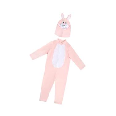 Imagem de Dynwave Fantasia de infantil cosplay Halloween para dança baile palco apresentação festa, Rosa, L