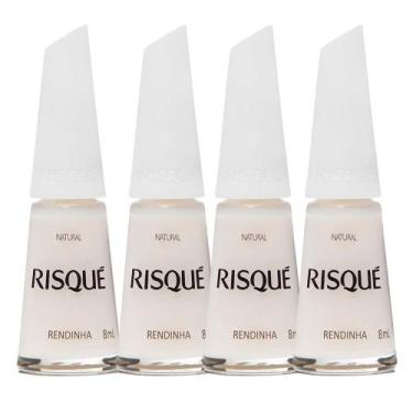 Imagem de Kit 4 Esmalte Risqué Rendas do Brasil Rendinha 8ml