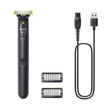 Imagem de Aparador de Pelos Philips OneBlade a prova dágua com 3 Acessórios, Aut