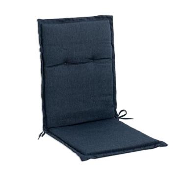 Imagem de C-Hopetree Almofadas internas para cadeira de balanço com encosto alto para planador e balancim giratório, almofadas de assento de jantar de substituição ao ar livre com elástico nas costas e laços