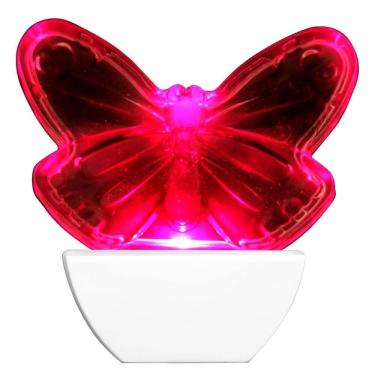 Imagem de Abajour Luz Noturna Led Borboleta 220 Volts - 8859 - BRASFORT