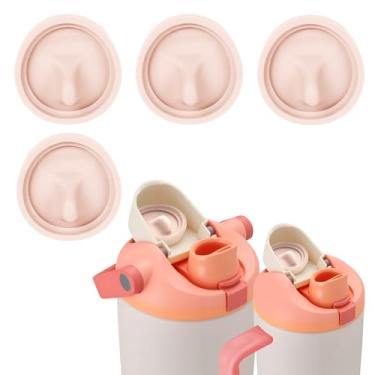 Imagem de 4 peças de rolha de substituição compatíveis com garrafas e copos FreeSip Sway Owala 850 g e 1,134 g, tampa de silicone para garrafa de água, tampa superior acessórios de peças de substituição para