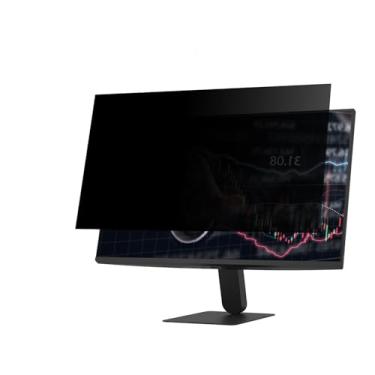 Imagem de XINDERS Tela de privacidade para monitor de computador, proteção ocular, antirreflexo, luz azul, tela de proteção de privacidade de 53 cm, proporção de 16:9, pacote com 2