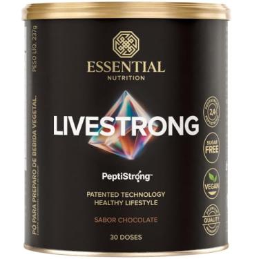 Imagem de Livestrong PeptiStrong Chocolate (237g) - Essential Nutrition