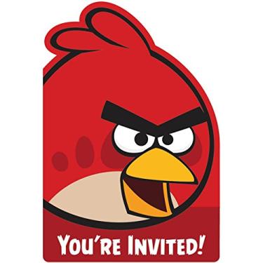 Imagem de Amscan Angry Birds Invitations - 8 CountL8