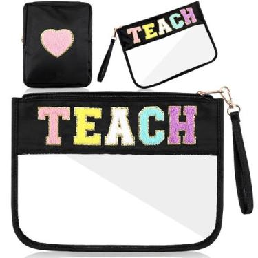 Imagem de Bolsa de lápis Hillban Teacher Appreciation Gift, 2 peças de nylon