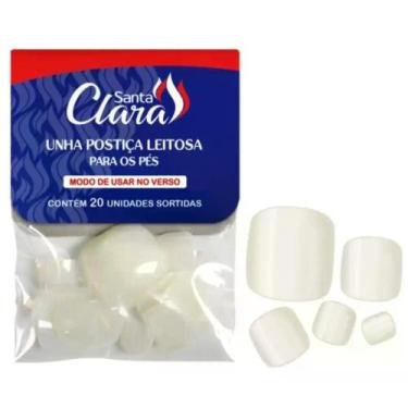 Imagem de Unha Postiça Leitosa para Os Pés 3320 Santa Clara