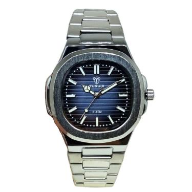Imagem de Relógio Masculino Tuguir Analógico 9218 Prata E Azul