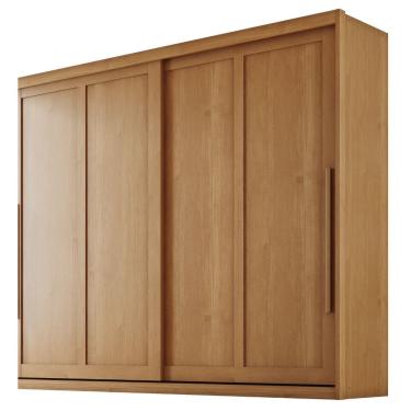 Imagem de Guarda Roupas Casal 2 Portas De Correr 6 Gavetas Firenze Madeirado