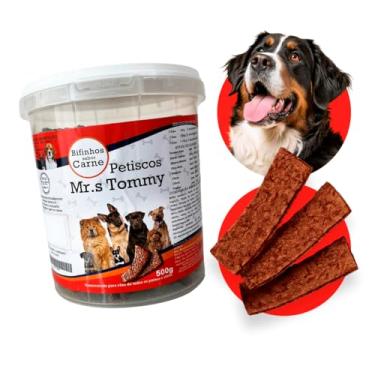 Imagem de Petisco Bifinho Premium Para Cachorro Pote 500gr (Carne)