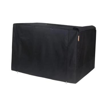 Imagem de Fenteer Capa para caixa de transporte de cachorro Oxford Tecido protetor para canil de animais de estimação À prova de poeira Quente Lavável Respirável, 64 Cm X 48 Cm X 50