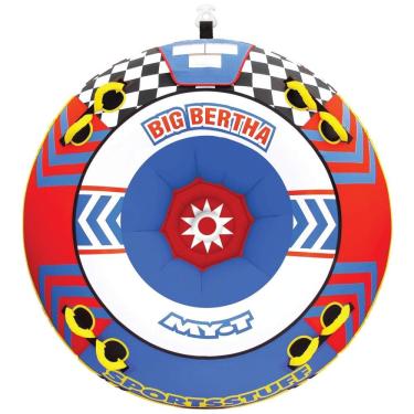 Imagem de Boia Rebocável Inflável Para 4 Pessoas, Resistente, SPORTSSTUFF 53 1329, Vermelho