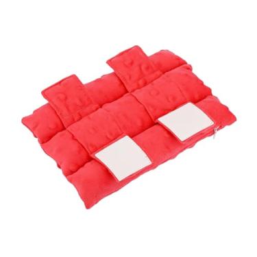 Imagem de KiBcsLic Almofada de alça para tipoia de braço, almofada de pescoço acolchoada para adultos unissex, leve e confortável, suporte de ombro, Vermelho