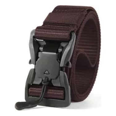 Imagem de Cinto Arca Tático Militar Com Fivela de Engate Rápido Anti Alérgico (Vinho)