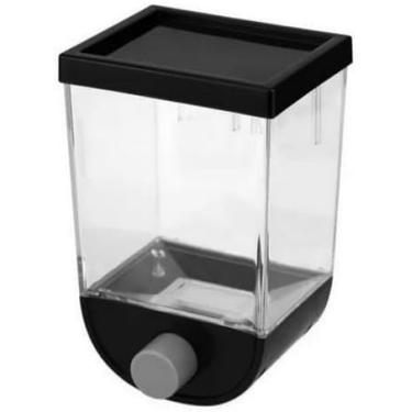 Imagem de Dispenser de Parede para Grãos, Cereais e Alimentos, 1000ml, Transparente, Mais Espaço e Zero Desperdício,Praticidade e Organização!