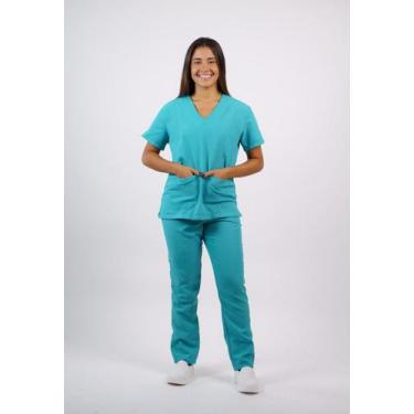 Imagem de Conjunto Pijama Scrub Cirúrgico Hospitalar de Oxford - Toka Brasil, Ve