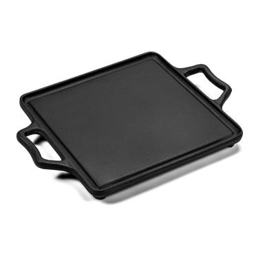 Imagem de Chapa Lisa Quadrada Alça de Ferro Panela Mineira 30x30cm