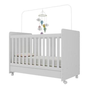 Imagem de Berço Americano 3 Em 1 Com Colchão Incluso Chantilly Multimóveis Bb050