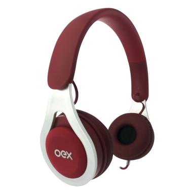 Imagem de Fone De Ouvido Com Microfone Oex Drop Hs210 - Vinho