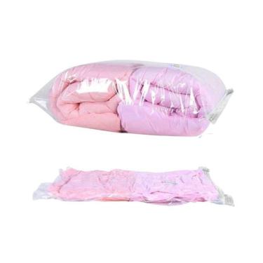 Imagem de Saco À Vácuo Organizador De Roupas Para Viagem 80X130Cm