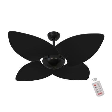 Imagem de Ventilador De Teto Dormamu Nero Office 4 Pás Preto 127v Com Controle
