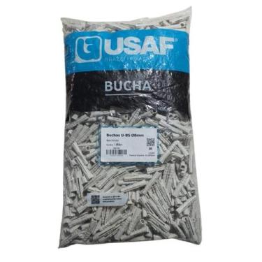 Imagem de Bucha U-bs 8mm Usaf Com 1000 Uni Concreto - Branco