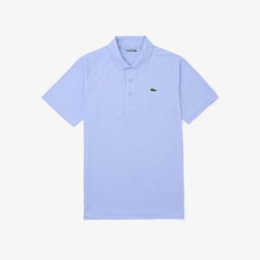 Imagem de Camisa Polo Proteção Uv de Caimento Regular - Lacoste, M, Roxo