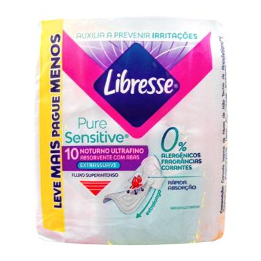 Imagem de Absorvente Libresse Ultrafino Noturno C/10