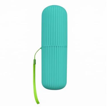 Imagem de Porta Escovas Dente Pasta Dental Guardar Para Viagem Escola Trabalho Ferias Estojo Organizador De Banheiro