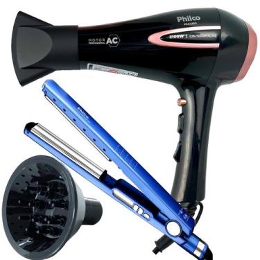 Imagem de Secador de Cabelo Philco 2100w Ar quente Frio Profissional íons Tourma