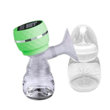 Imagem de Bomba Extratora de Leite Materno Elétrica Silenciosa Portátil Recarregável USB 180ml Livre de BPA (Verde)