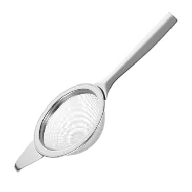 Imagem de Peneira Matcha pequena de 7,6 cm para coador Matchaa, coador de malha fina, coadores de chá de aço inoxidável, utensílios de colher de bambu para medir
