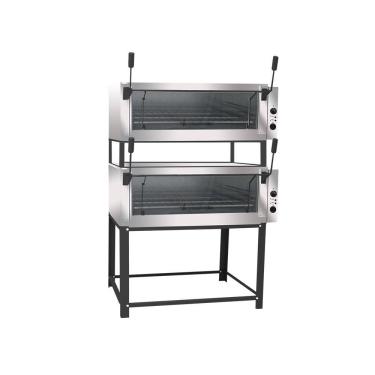 Imagem de Forno Elétrico De Lastro Industrial Roma Inox Duplo Ferid90 Porta Guilhotina Venâncio