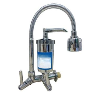Imagem de Torneira Gourmet para Pia com Filtro e Tubo Flexível De 1/4 Volta