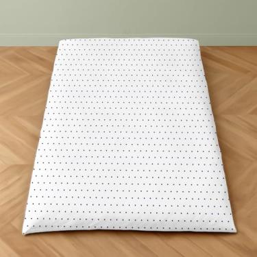 Imagem de Capas de futon japonesas tamanho GG com zíper – 100% algodão egípcio 400 fios – capa de colchão para sofá tradicional japonês, supermacia, protetor de sofá, azul-marinho