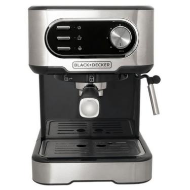 Imagem de Cafeteira Black&Decker CE1100G 1,5L 1100W Expresso Gourmand Gris 220V Preto Inox