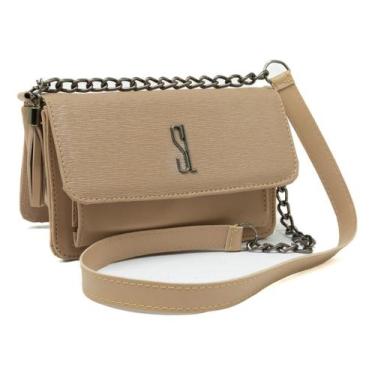 Imagem de Bolsa Feminina Le Boy Angic Luxuosa material ecológico - Santa Lurdes,