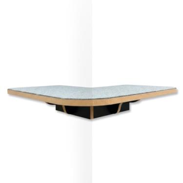 Imagem de Prateleira Para Gato Canto Externo em MDF 15mm Laminado REFORÇADO Gatificação Suporta 25kg (Preto)