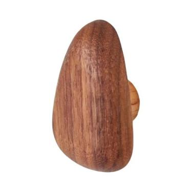 Imagem de Madeira maciça em forma de seixo do armário Porta Gaveta Handle, Nordi