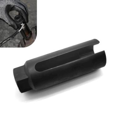 Imagem de Dogary 1 soquete de sensor de oxigênio para carro, ferramenta de remoção de sensor de O2, portão lateral tipo I de 6 pontos de 7/20.3 cm, acessa o sensor lateral, chave de desmontagem de modificação