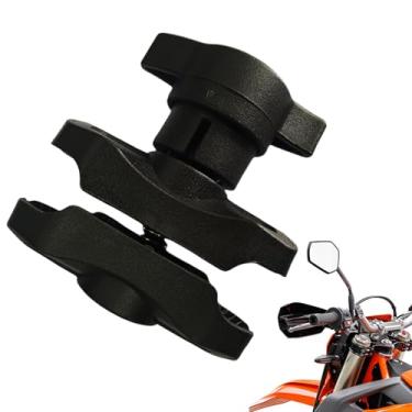 Imagem de Base de fixação de guidão de bicicleta, base de montagem de braçadeira esférica para guidão, ferramenta de absorção de choque, suporte de liga resistente para uso em smartphone e câmera esportiva