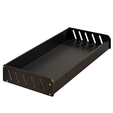 Imagem de HHHJQFAAT Prateleira de micro-ondas de alumínio para micro-ondas, suporte de prateleira de forno, suporte de prateleira de cozinha, suporte de parede para forno, suporte de vidro para temperos