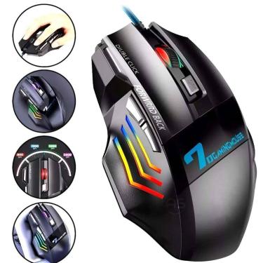 Imagem de Mouse Gamer Rgb Com Iluminação Led