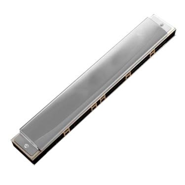 Imagem de Gaita profissional de brincar, 28 furos, chave C, requintada, polifônica, gaita de grande alcance, adequada para iniciantes